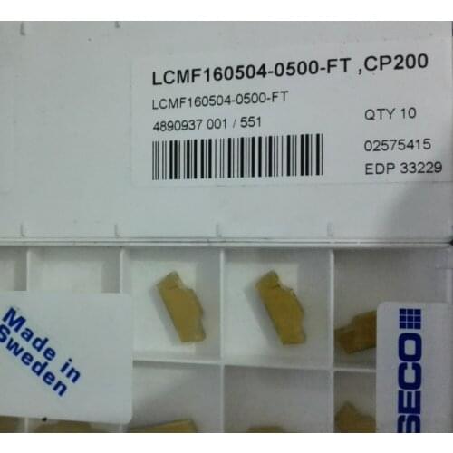 10PCS CARBIDE INSERT LCMF160504-0500-FT TP200
