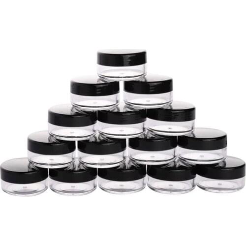 1000Pcs/lot 2g 3g 5g Cosmetic Jars Cosmetic Refillable Bottles Plastic Eyeshadow Makeup Face Cream Jar Pot Container Bottle