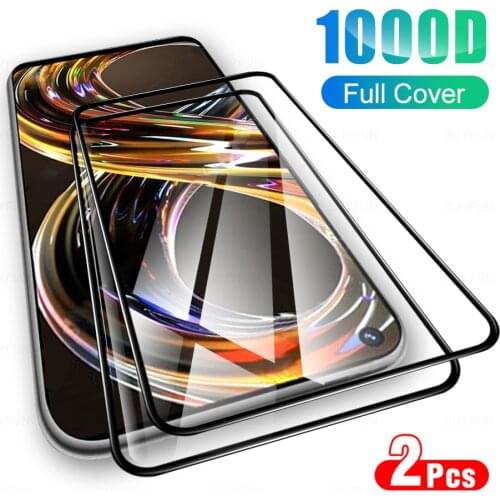 2Pcs HD Full Cover Protective Tempered Glass Film For OPPO Realme 8i Screen Protector Glasses For Realmy Realmi 6.59 inch 2021