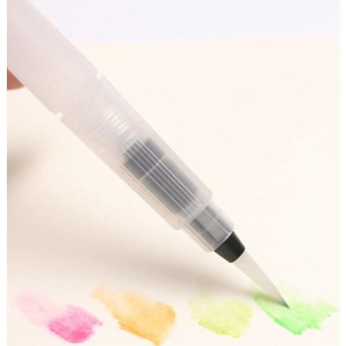 3Pcs/set S M L Large Capacity Water Brush Soft Watercolor Art Paint Brush Nylon Painting Brush for Calligraphy Pen Art Supplies