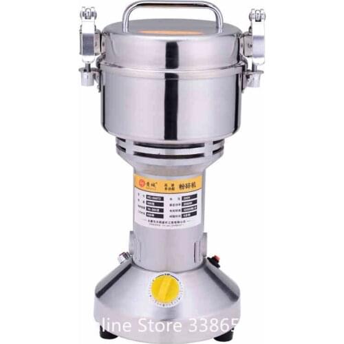 500g Chinese medicine medical dry fine herb weed grinder herbal mill crusher shredder spice grain bean powder machine 220V /110V