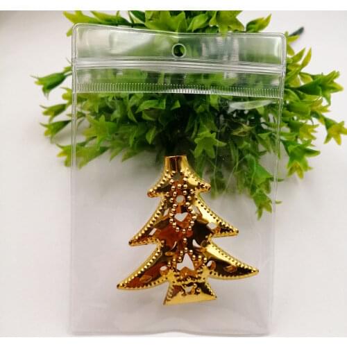 9x13cm Hook Clear Pvc Plastic Bag Reclosable Transparent Plastic Bag Gift Bags For Jewelry Self Seal Lock Zipper Bags Plastic