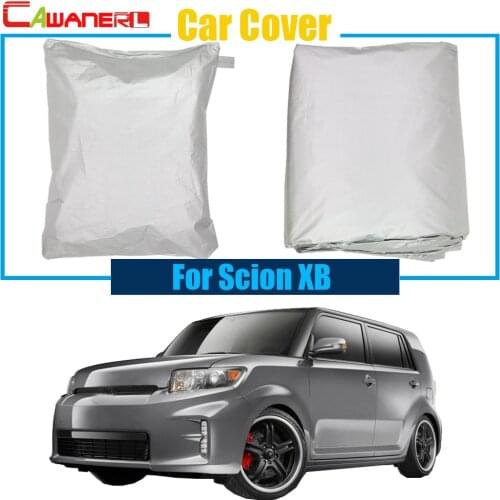 Cawanerl Full Car Cover Auto Sun Snow Rain Resistant Protection Anti UV Cover Dust Proof For Scion XB