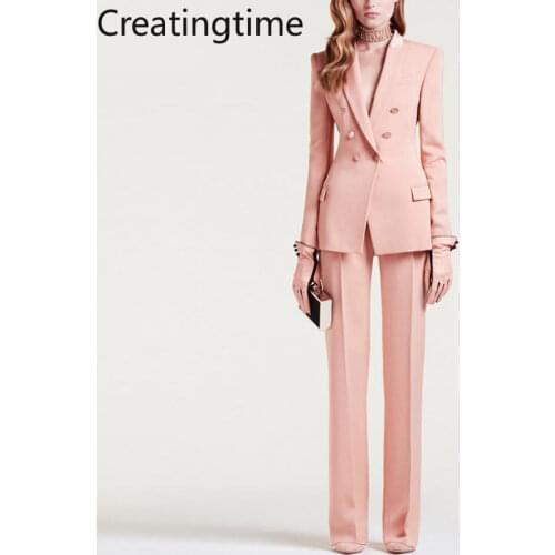 Женские осенние брючные костюмы CREATINGTIME China At AliExpress