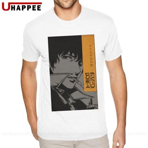 Purple Cowboy Bebop Spike Shirts for Men XXXL Short Sleeved Red Crew T Shirt