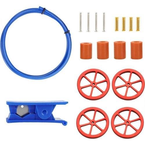 3D Printer Accessories Kit Leveling Nuts Tube PTFE Hot Bed Springs For Creality Ender 3 V2/Ender 3/Ender 3 Pro/Ender 5 Plus/CR10