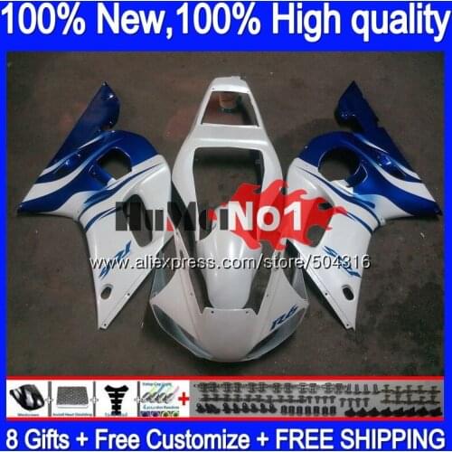 Body For YAMAHA YZF600 YZF R6 600CC YZF 600 R 6 CC Pearl white 5MC.107 YZF-600 YZF-R6 2003 2004 2005 YZFR6 03 04 05 Fairings