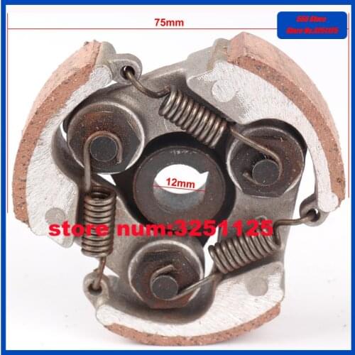 THE MOTOR Store 1x 3 shoes 40-6 centrifugal clutch plate 49cc mini pocket pit quad ATV Dirt ride coffee