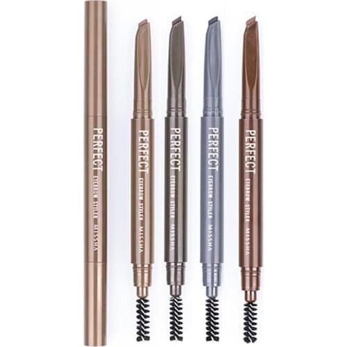 MISSHA Perfect Eyebrow Styler1pcs Auto Type Eyebrow Natural Long Lasting Paint Tattoo Eyebrow Waterproof Black Korea Cosmetics