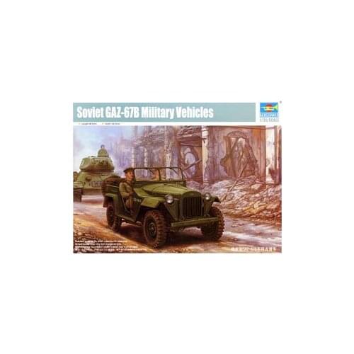 Trumpeter 1/35 scale model 02346 Soviet GAZ-67B Light combat off-road vehicle