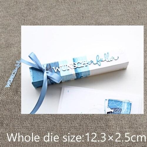 New Design Craft Metal Cutting Die cut dies German wish fulfiller decoration scrapbook Album Paper Card Craft Embossing die cuts