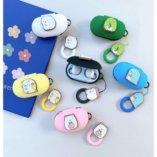 New Cute Silicon Cover for Samsung Galaxy Buds Plus Case Bluetooth Headset Charging Box Cover Wireless Headphone Skin Shockproof