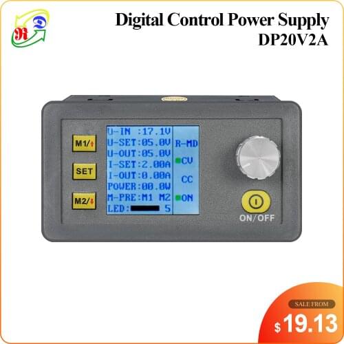 RD DP20V2A Constant Voltage and current Step-down Programmable Power Supply module buck Voltage converter LCD display voltmeter