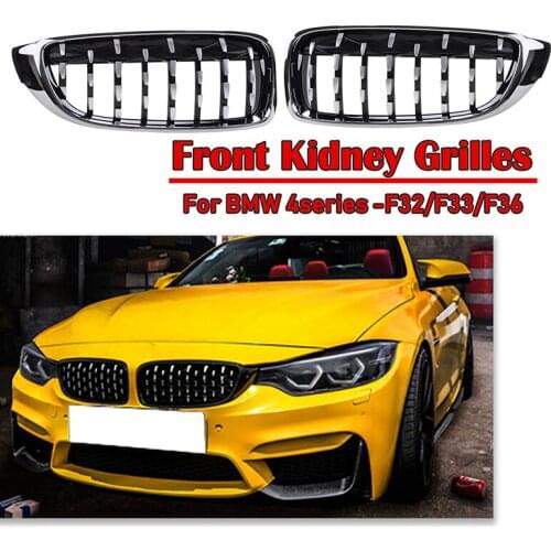 Car Front Bumper Kidney Grille Grill Fit For BMW 4 Series F32 F33 F36 F80 F82 2013-2017 Modified Part Car Accessories