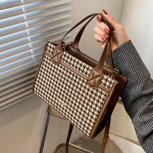 Luxury High Capacity Women Handbags Designer Vintage female Shoulder Bag Soft Woolen Ladys Big totes Travel Hand Bag 2021