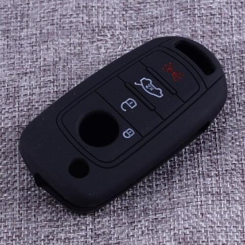 Silicone Key Remote Key Shell Cover Fob Case Protection Holder Fit For Fiat 500X Toro Tipo Egea Dodge Neon 2015 2016 2017 2018