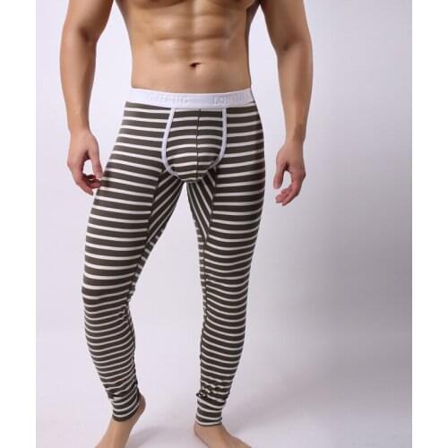 Mens Thermo Underwear Fashion Men Thermal Long Johns Cotton Mens Thermal Underwear Plus Size Warm Male Leggings Pants