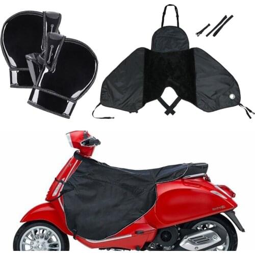 Universal Scooters Leg Cover & Mittens Motorcycle Warm Gloves Rain Wind Cold Moisture Protector Knee Windproof Winter Quilt