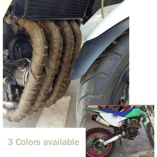 Refitting heat insulation cotton sound insulation cotton fireproof cloth for exhaust pipe of motorcycle