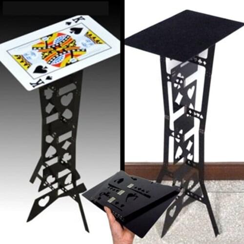 Aluminum Alloy Magic Folding Table Magic Tricks Magician Best Table Stage Close Up Illusions Magia Accessories Easy to Carry