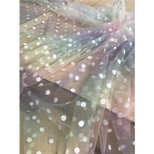 Top grade SYJ-616813 embroidered French mesh tulle with best quality African Nigerian lace fabric