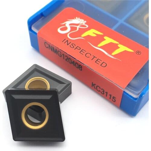 CNMG120408 KC3115 High quaity machine Carbide Inserts CNMG 120408 External Cutting Turning Tools for cast iron Tungsten Cemented