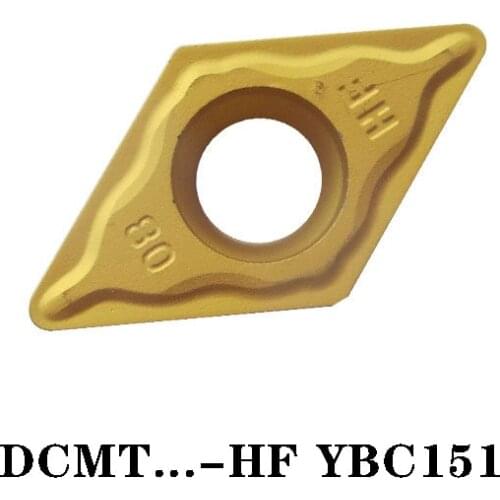 ZC DCMT DCMT070202-HF DCMT11T302-HF DCMT11T304-HF 100% Original High Quality Carbide Insert Lathe Cutter Turning Tool 10PCS