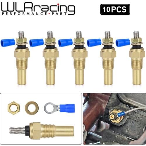 10 PCS 12V 1/8 NPT Racing Car Oil Temp Sensor Water temperature Sensor Water Temp Sensor Gauge Sensor WLR-TSU01/03