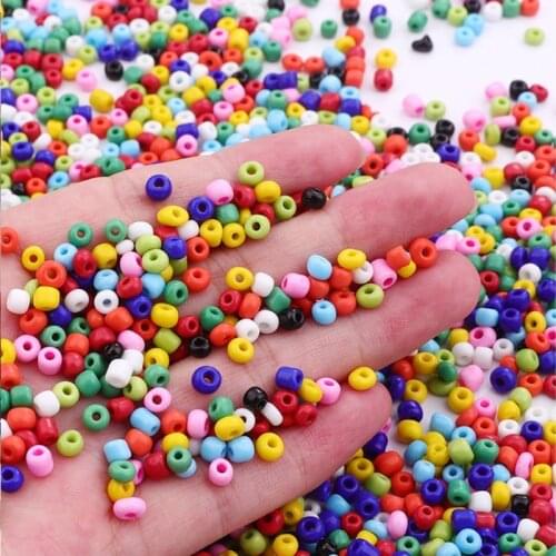 1000Pcs 2mm Austria Small Round Solid Color Czech Glass Seed Spacer DIY MIYUKI Beads For Kids Jewelry Making Sewing Decoration