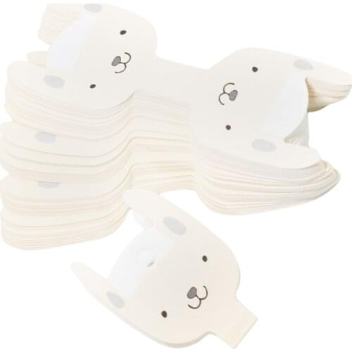 50x Cute Dog Kids Hair Clip Card Paper Display Cards Hairpin Packaging Cards