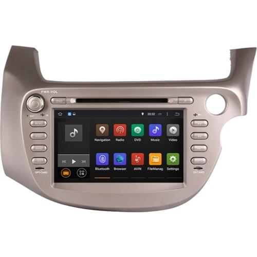 4GB RAM Android 9.0 WIFI BT GPS Navigation Octa Core Car DVD Multimedia Player For Honda Fit/Jazz Right Hand Driving 2007-2013