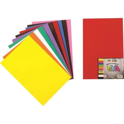 Tonar 10'Lu Eva Papers Simsiz Adhesive Hand Handwork Supplies School Supplies Stationery Product Types