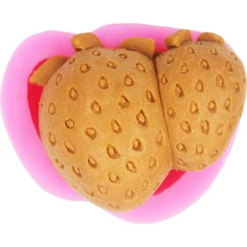 Strawberry Silicone Soap mold silicone 3D Molds handmade mould DIY Craft molds S612