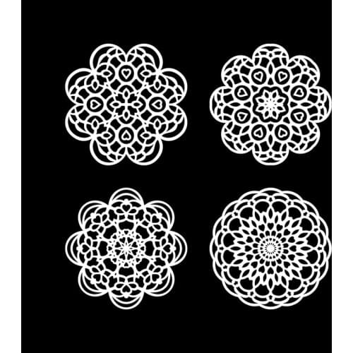 Metal Cutting Dies FLOWERS ROUND & CARD New for decor card DIY Scrapbooking stencil Paper Album template Dies