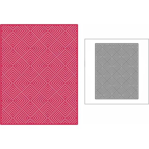 New Spotted Nested Diamonds Background Plate 2021 Metal Cutting Dies for Scrapbooking and Card Making Embossing Craft No Stamps