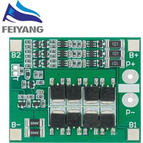10pcs 3S 25A Li-ion 18650 BMS PCM Battery Protection Board BMS PCM With Balance For li-ion Lipo Battery Cell Pack Module