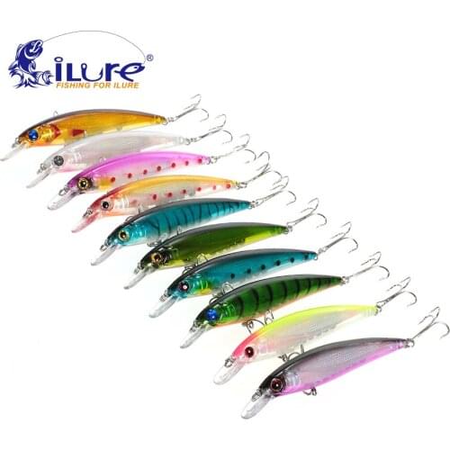 10 Pcs/lot fishing bait 11cm 13.5g fishing lures minnow hard bait suspension fishing lure bass crankbait redfish swimbait pesca
