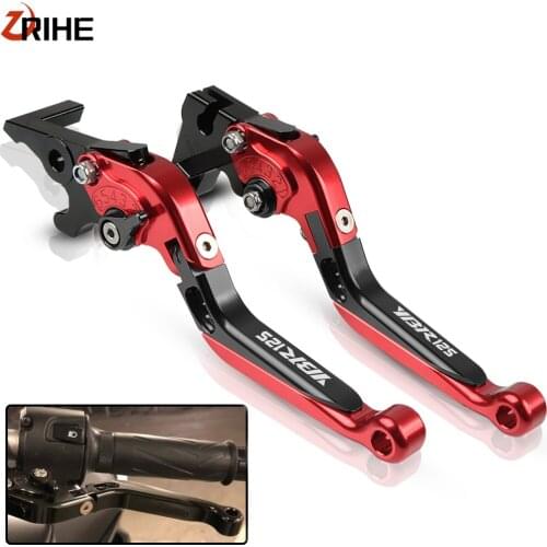 Motorcycle Clutch Brake Levers For YAMAHA YBR125 YBR 125 2005 2006 2007 2008 2009 2010 2011 12-2014 Adjustable Extendable Levers