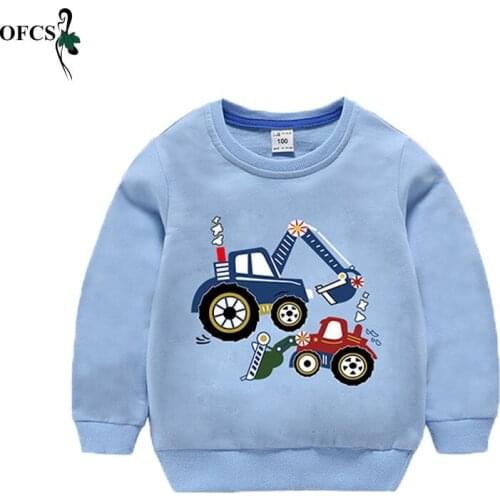Hoodies Sweatshirts Girls Kids Cotton Cartoon Pattern Tops Children Boys Autumn Clothes Toddler Clothing Sweater Childs Coat