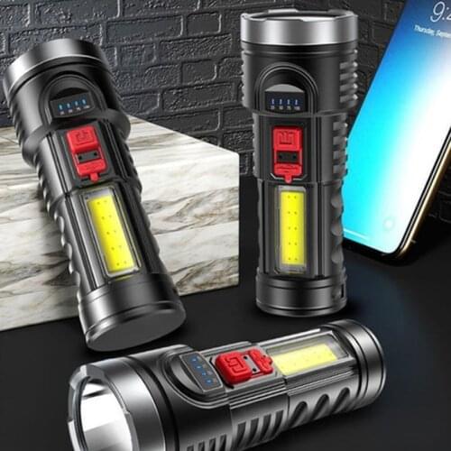 USB Rechargeable Light Portable Outdoor Flashlight Torch Ultra Bright Hiking LED