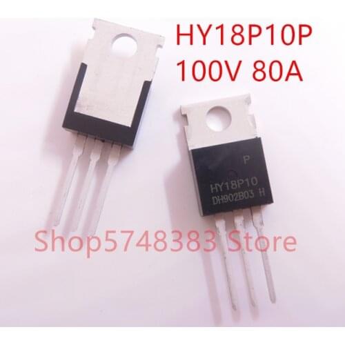 10PCS/LOT 100% new original HY18P10 HY18P10P 100V 80A TO-220 MOS tube