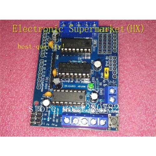 10pcs/lots L293D Motor Drive Shield dual for arduino Duemilanove, Motor drive expansion board motor control shield