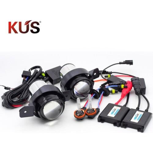 2.5inch Bixenon hid Fog Light Projector Lens h11 xenon bulb ballast for Ford Nissan Honda toyota xenon auto bulb lamp universal