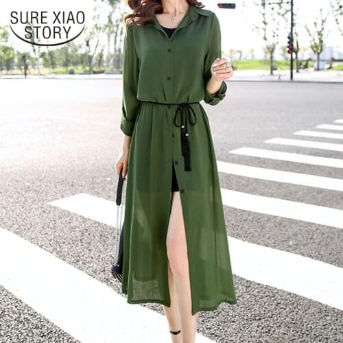 2020 Summer Womens Sun Protection Clothing Thin Chiffon Blouse Jacket Air-conditioned Shirt Shawl Beach Sunscreen Shirt 9735