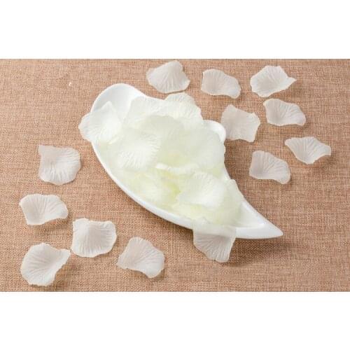 500pcs/lot Wedding Silk Rose Petals Bridal Flowergirl Basket Fake Flower Decoration