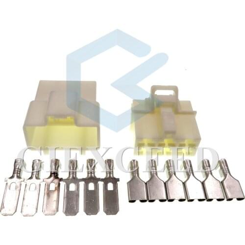6 Pin 7122-6367 7123-6367 Female Male Auto Electric Connector Plug Wiring Cable Car Sockets
