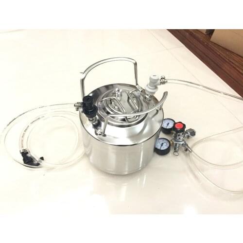 6L Cornelius style Stainless steel beer keg & Faucet Tubing Kit & Co2 Beer Regulator kit Beer brewing set