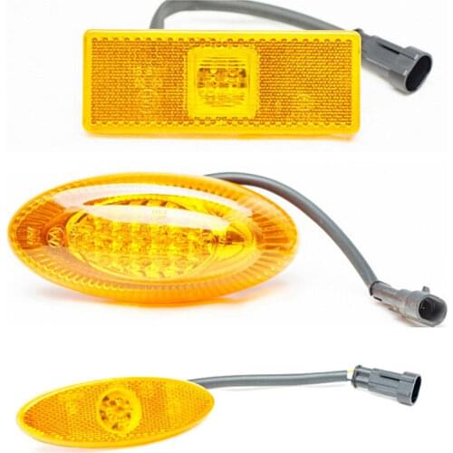 Bus sider lights parking lamp indicator turning signal for yutong goldendragon higer scania volvo man sunwing sunlong blk BY