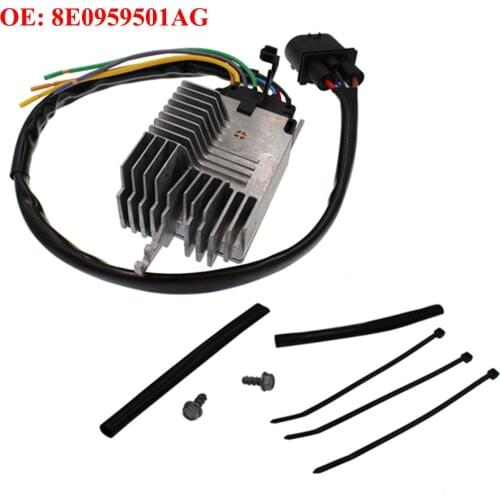 Radiator Cooling Fan Control Unit Module 8E0959501B 8E0959501D 8E0959501R 8E0959501AG for 2002-2009 Audi A4 Quattro Engine