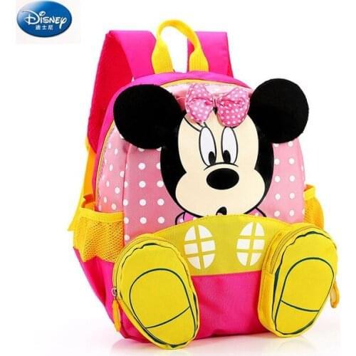 Disney Cartoon mickey children backpacks/kids kindergarten backpack/kid school bags/Satchel for boy and girls Mochila Infantil